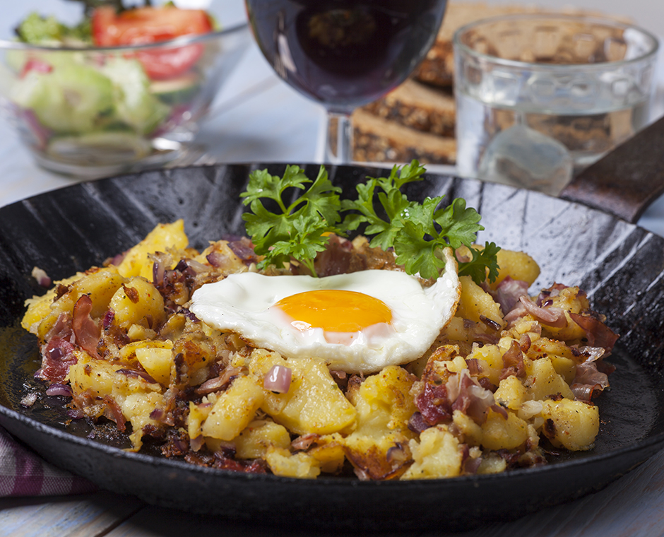 Un piatto tipico di Bauerngroestl