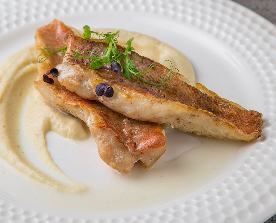 Piatto di pesce delizioso