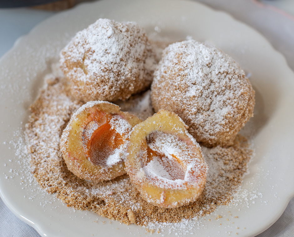 Canederli albicocche