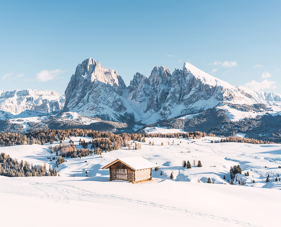 Winterlandschaft Seiser Alm