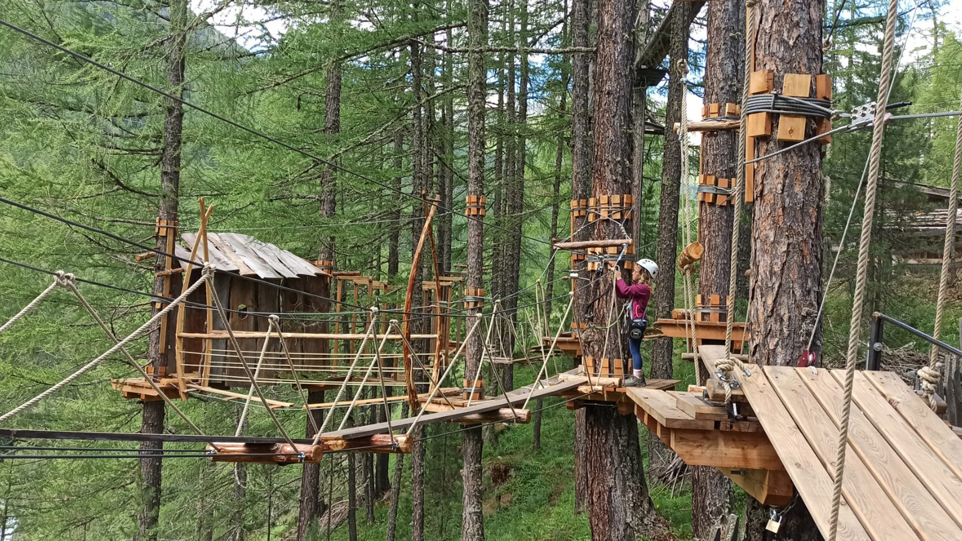 rope park parco avventura val senales