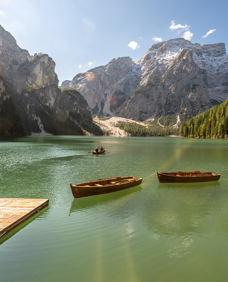 braies dettaglio barche lago