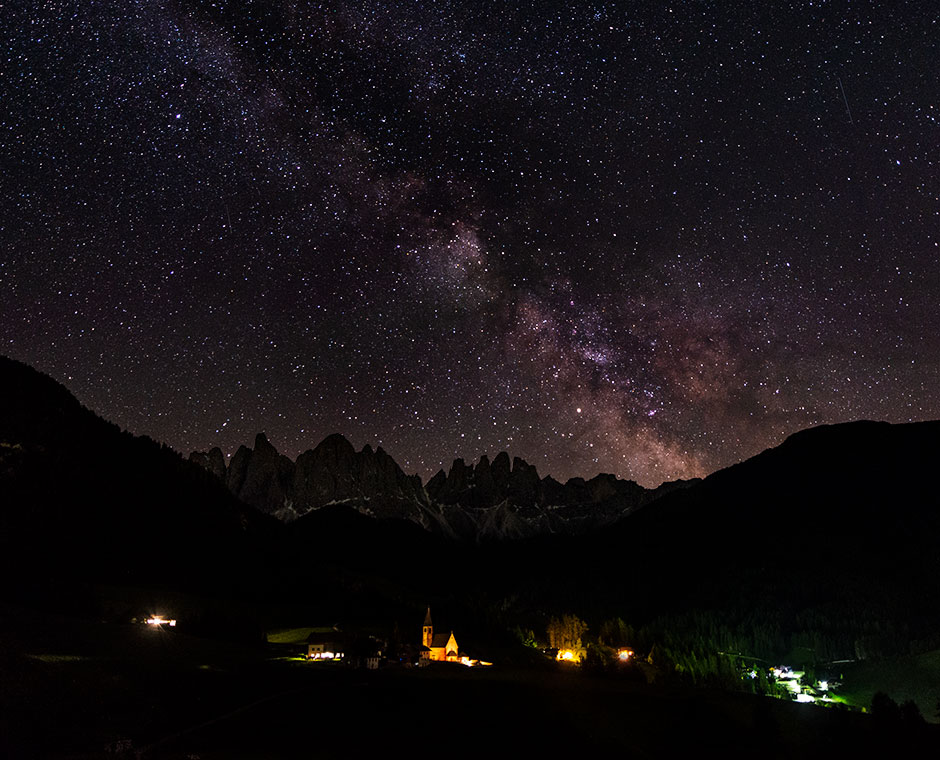 Villnösstal Milchstraße